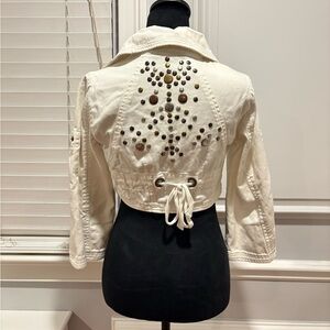 Jacket with Studded Design